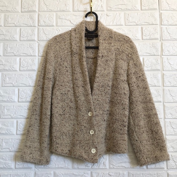 Vintage Sweaters - Vintage I.B. Diffusion wool cardigan sweater
